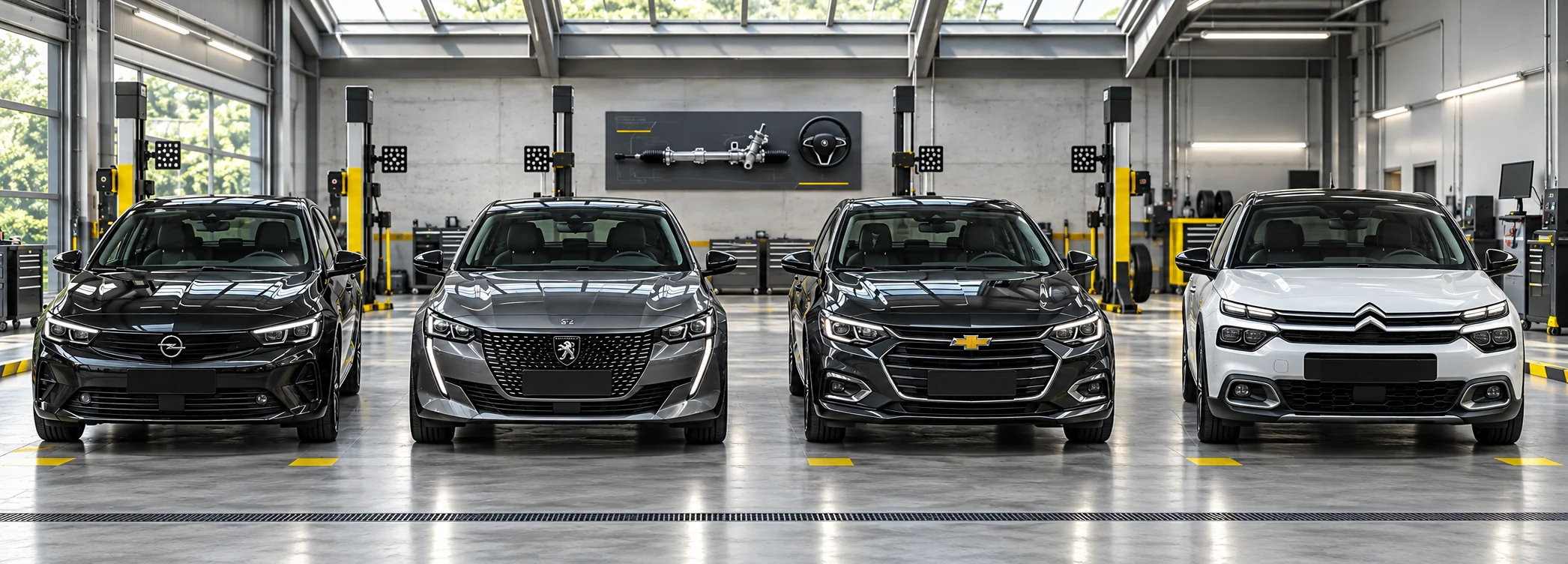 EPS Arızası hizmeti için Opel, Chevrolet, Peugeot ve Citroën araç görseli